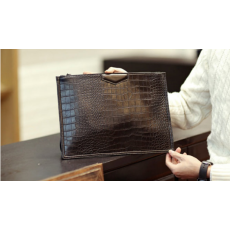 악어무늬 클러치백 손가방 맨스백 세컨백