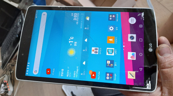 LG액정깨금 지패드2 8인치 GPAD2 8.0 LG-V498/LG부품