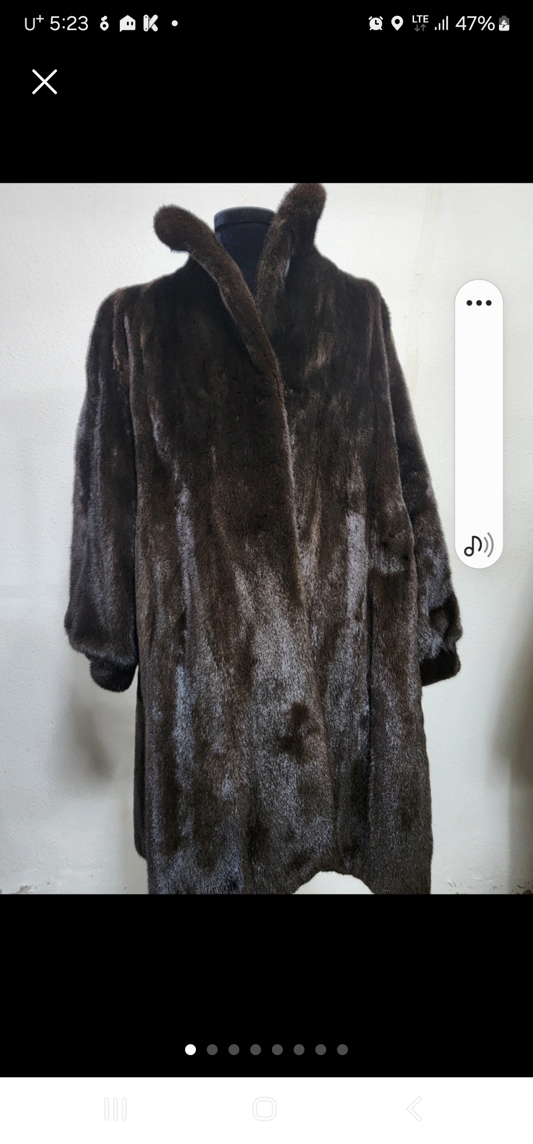 블랙그라마 최상금 밍크코트