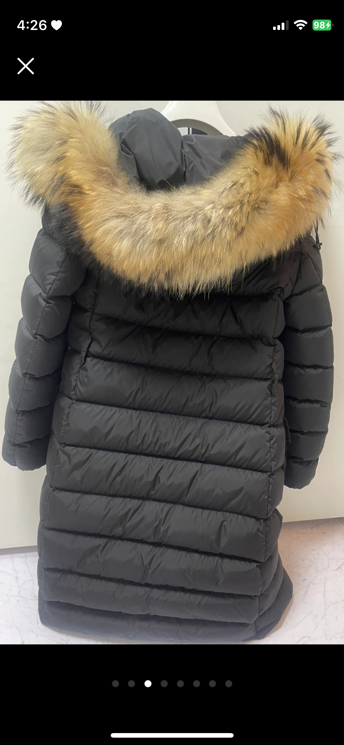 정품) 여성 몽클레어 클로에 패딩