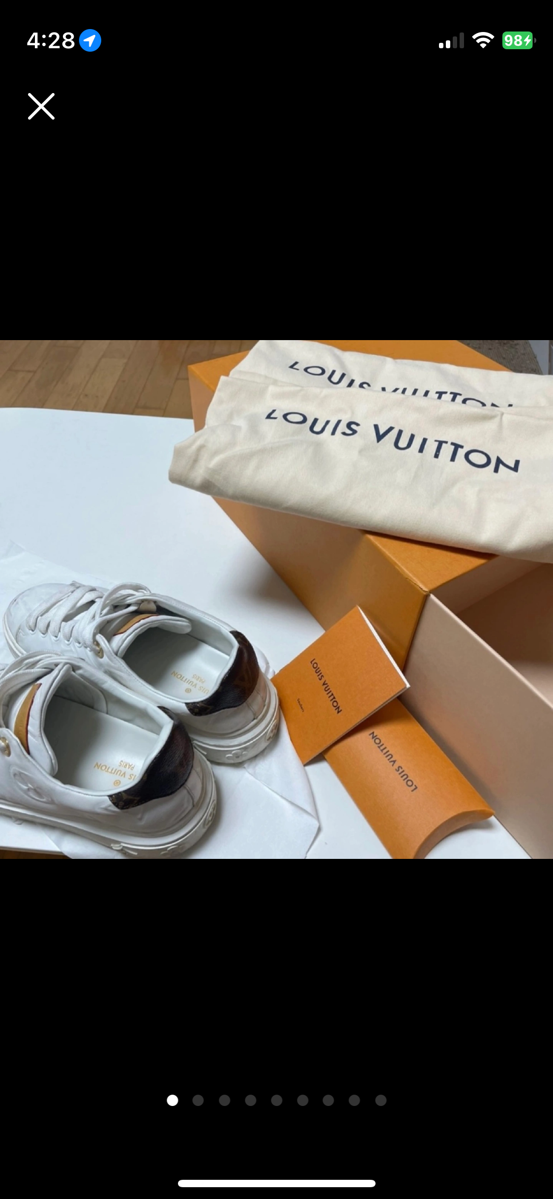 정품) 여성 루이비통 스니커즈 (제품명: 타임아웃스니커즈)