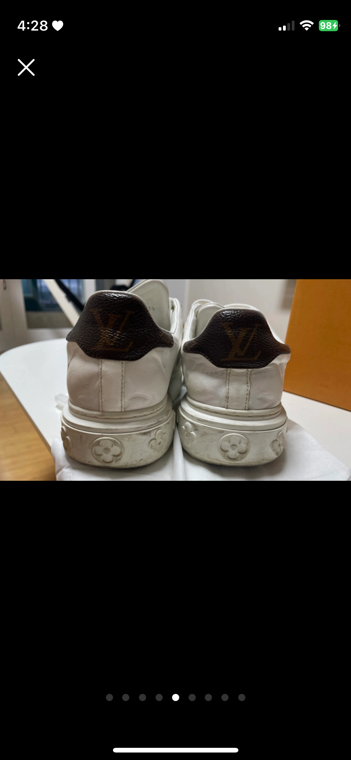 정품) 여성 루이비통 스니커즈 (제품명: 타임아웃스니커즈)