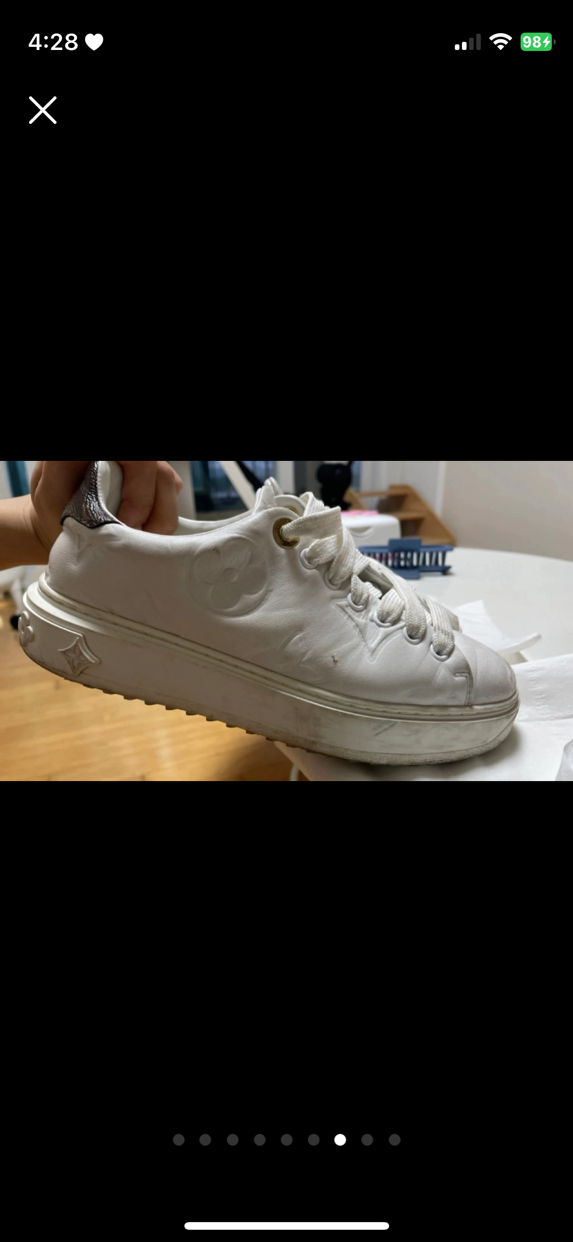 정품) 여성 루이비통 스니커즈 (제품명: 타임아웃스니커즈)