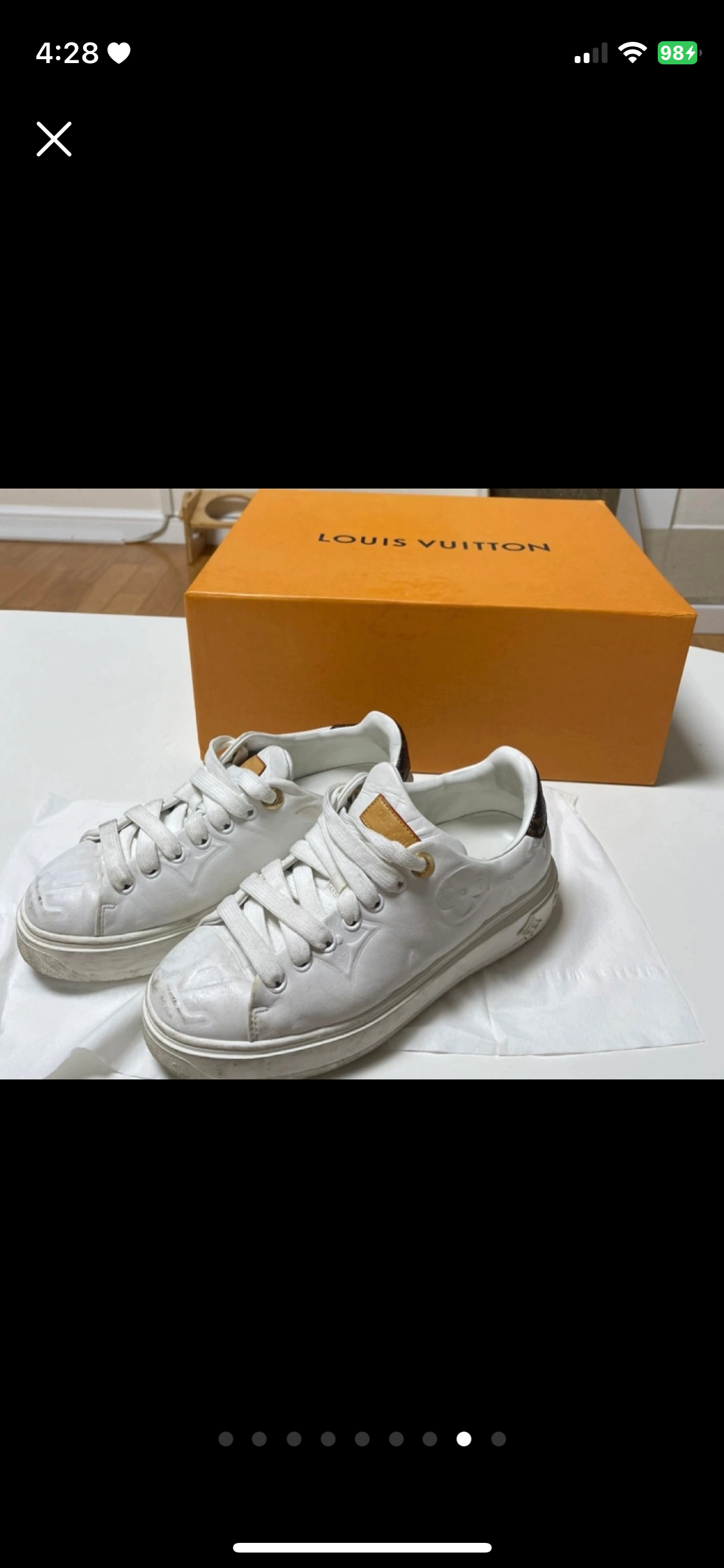 정품) 여성 루이비통 스니커즈 (제품명: 타임아웃스니커즈)