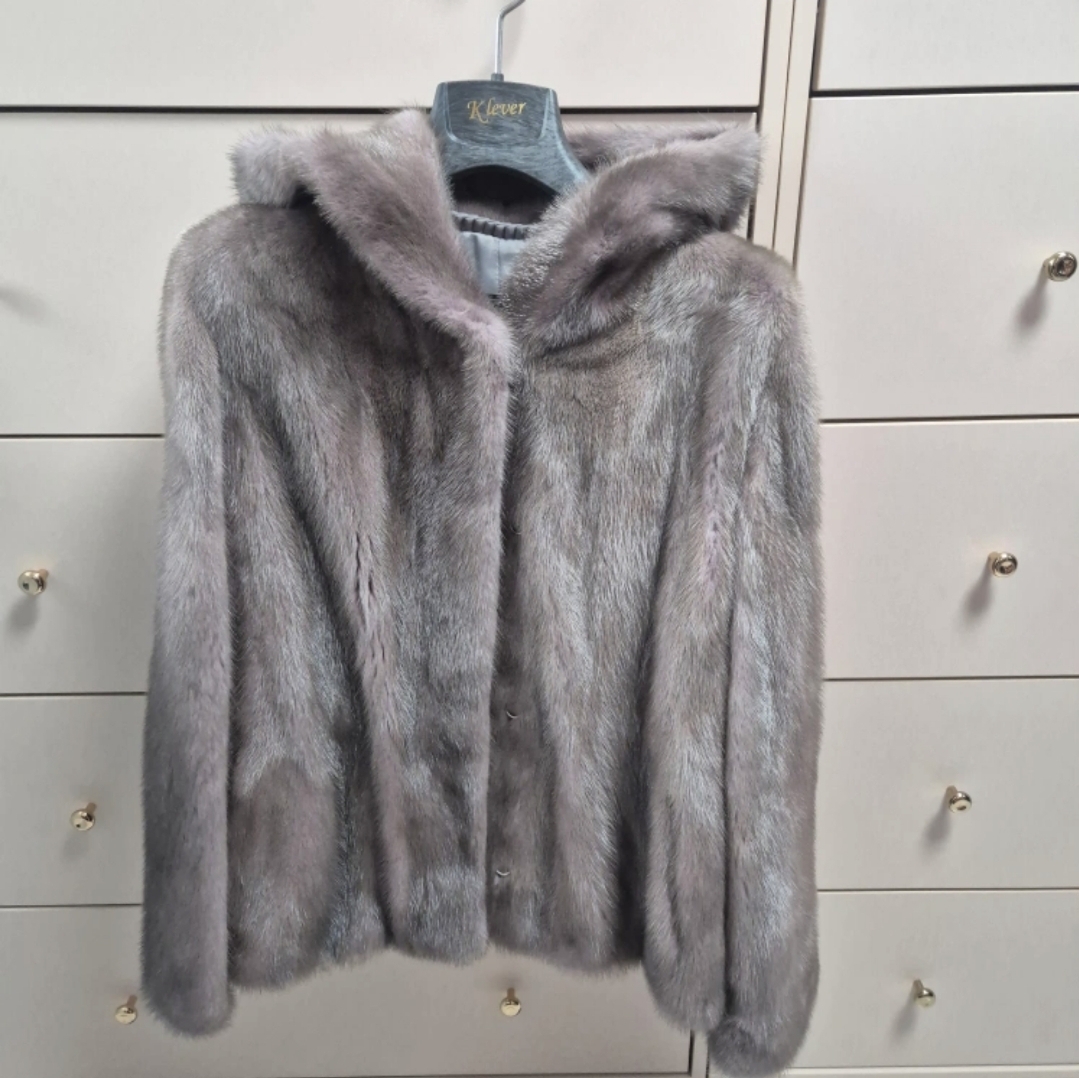 진도 휘메일 풀스킨 후드 밍크