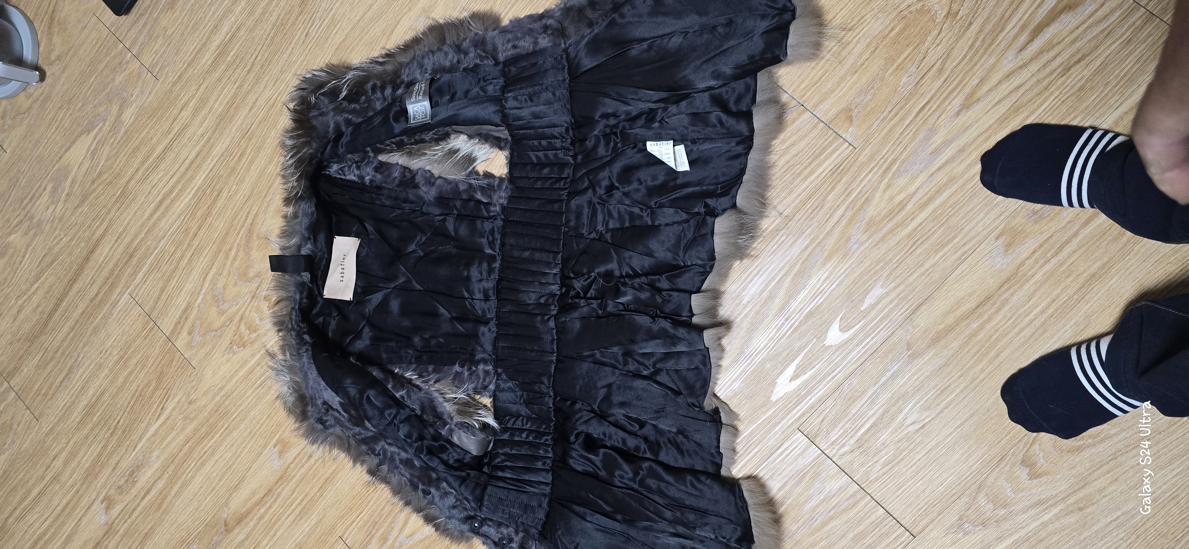 사바티에 밍크조끼 정품