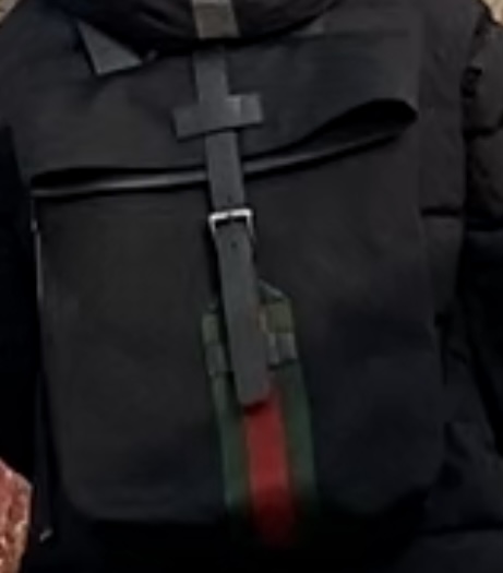 [정품]구찌 웹 테크노 캔버스 백팩