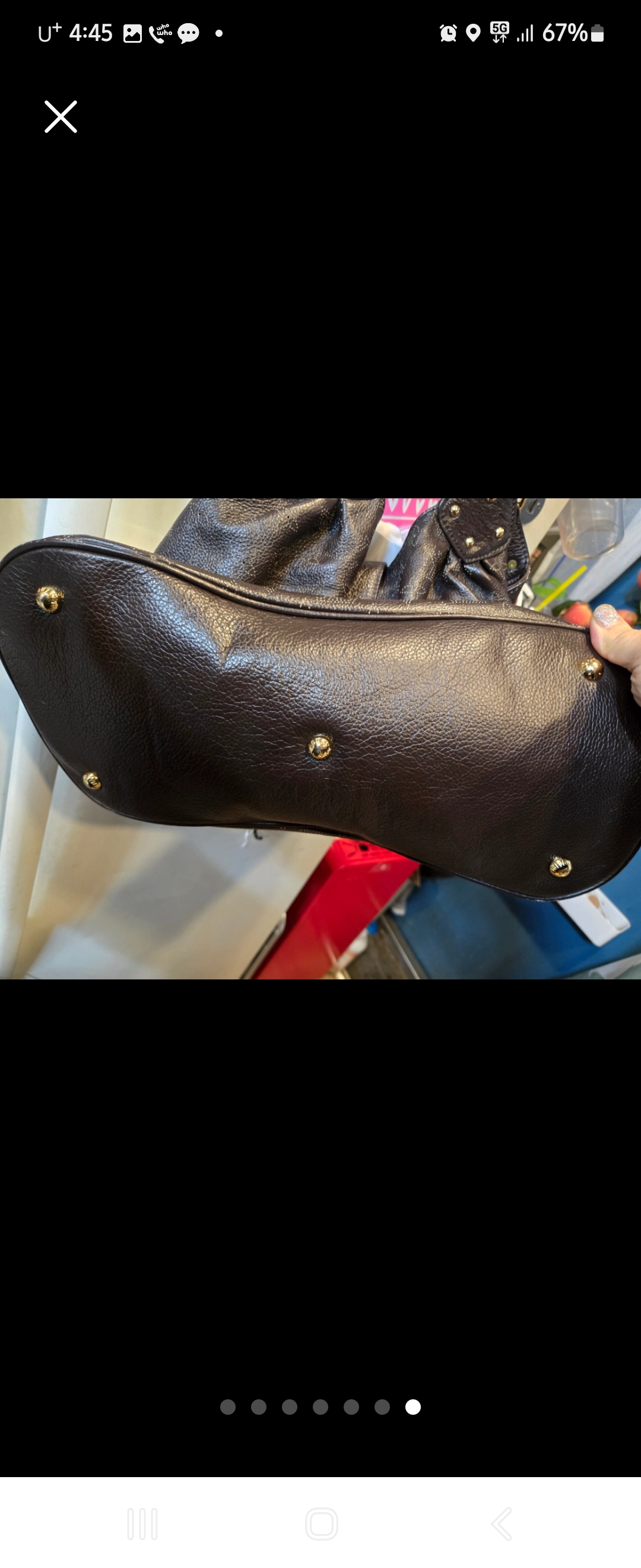 루이비통 브론즈도트백