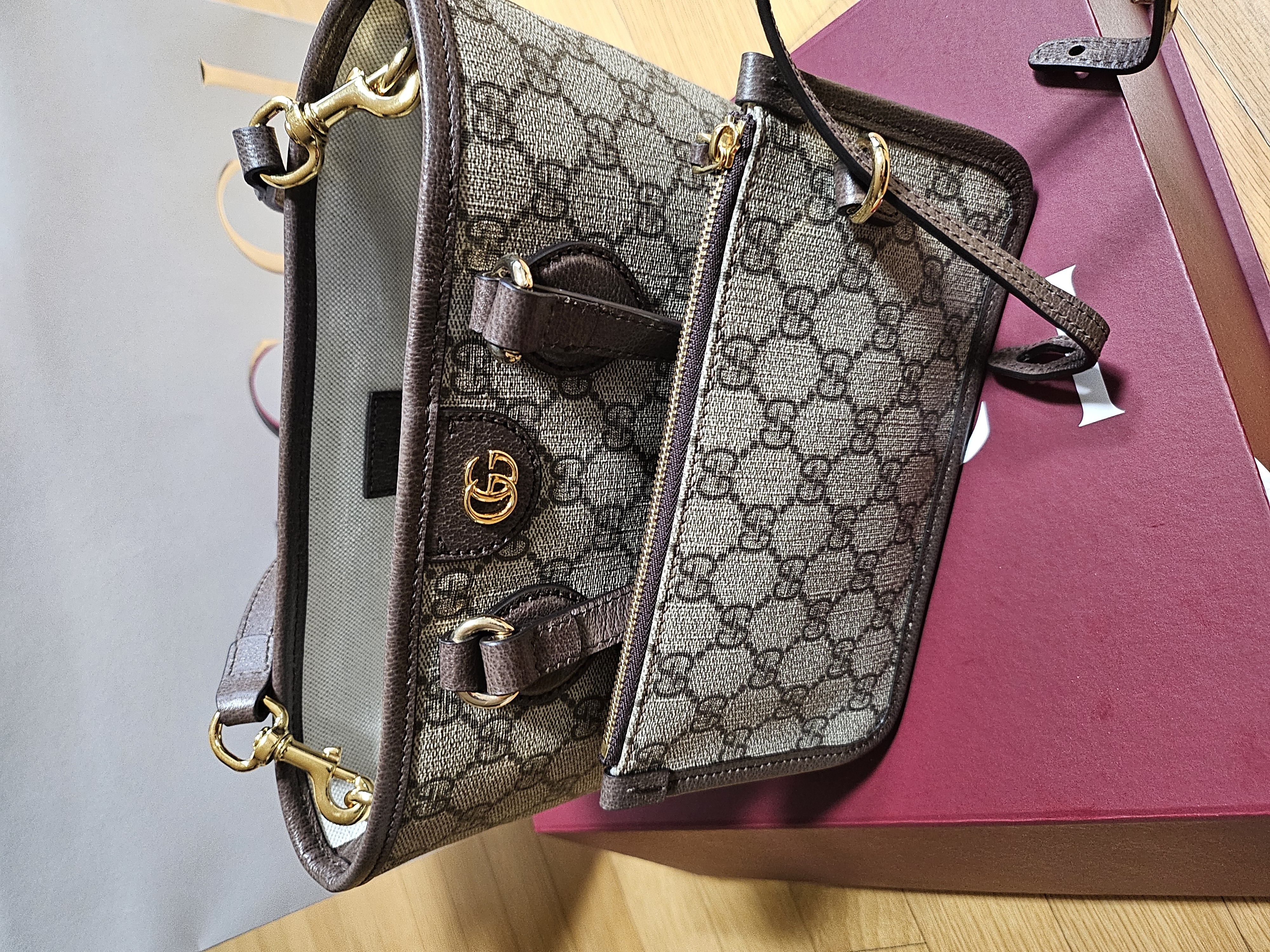 구찌오디피아미니토드백