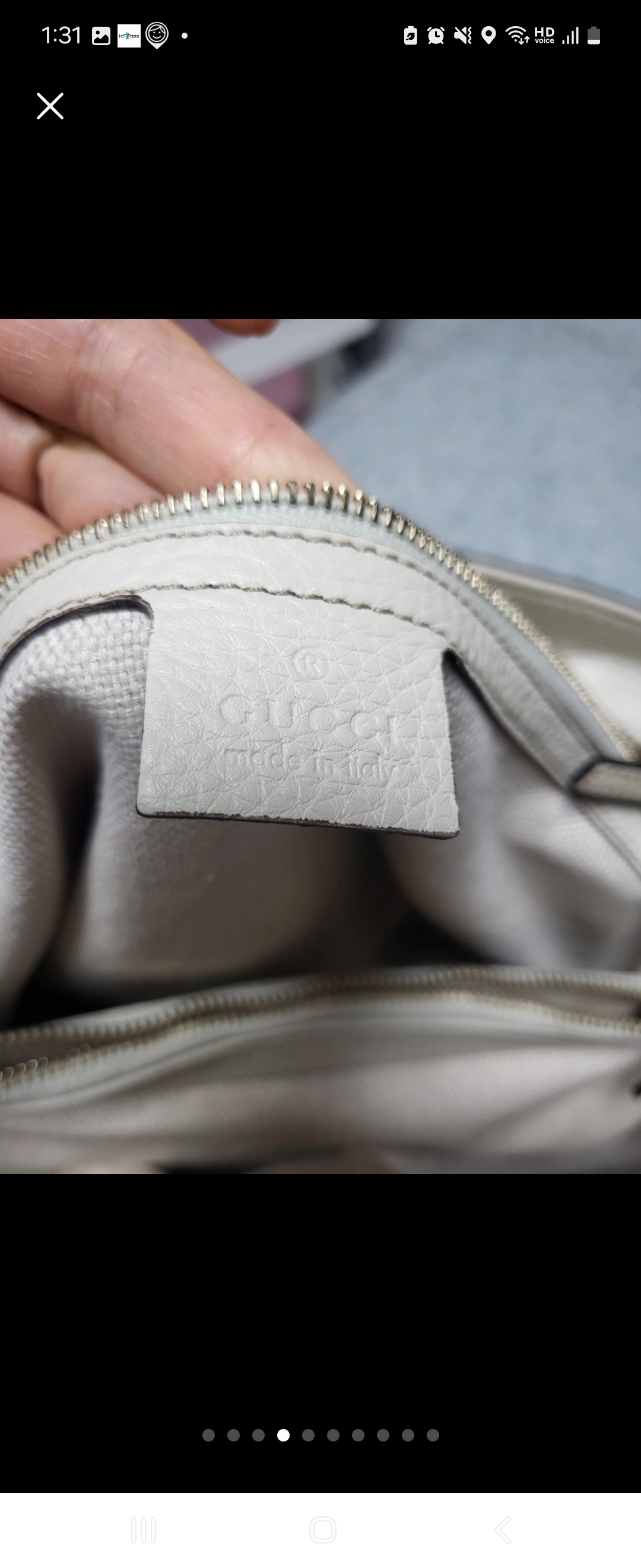 구찌뱀부 토트백