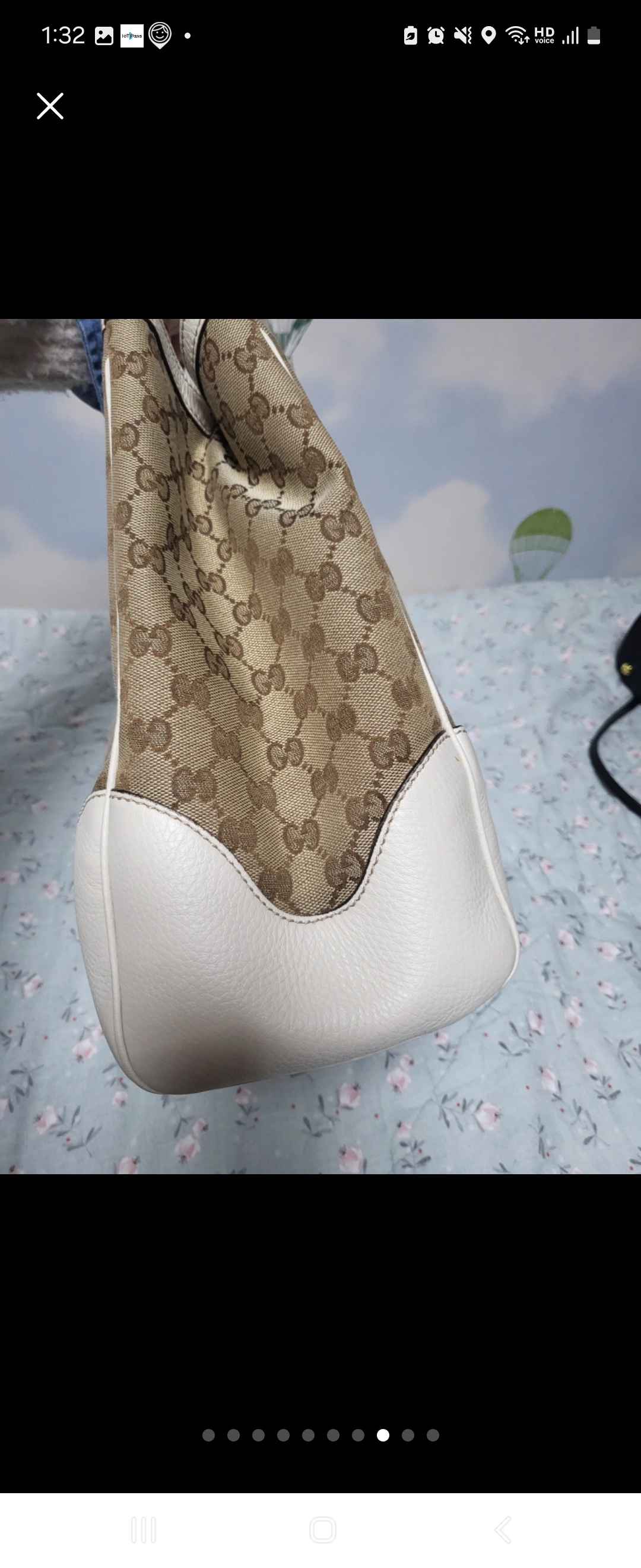 구찌뱀부 토트백