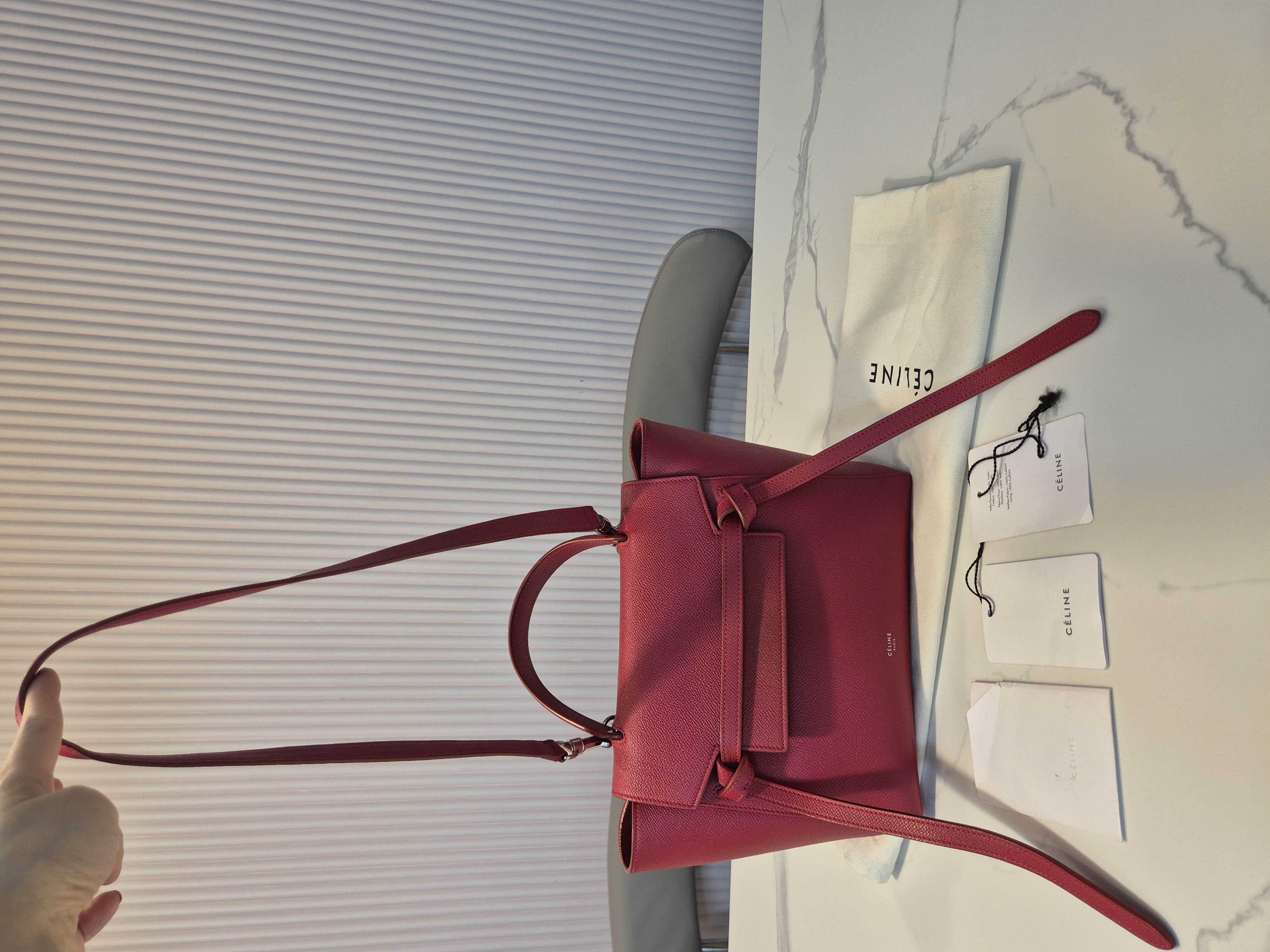 셀린 벨트백 마이크로
