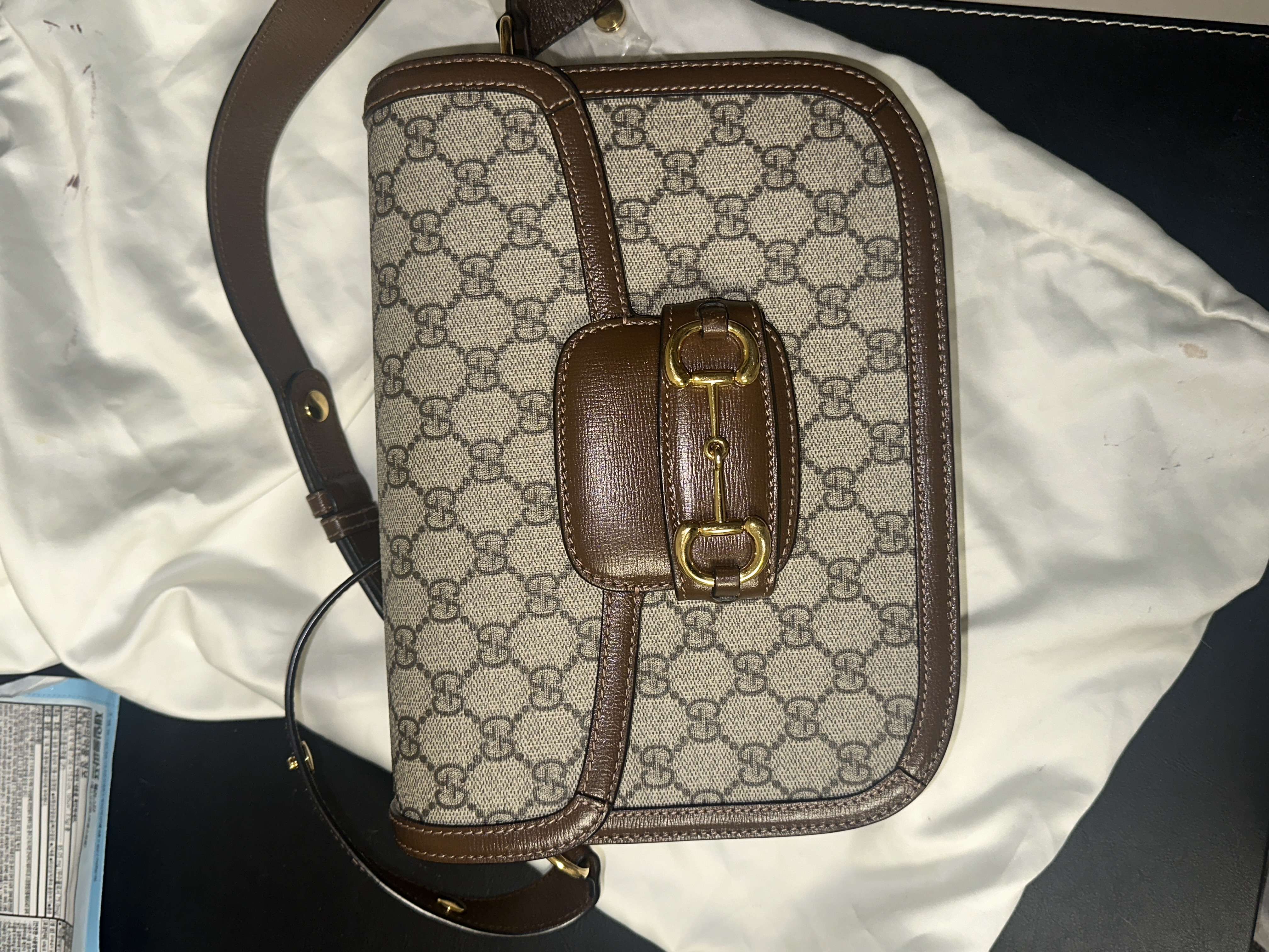 구찌 홀스빗 1955 숄더백