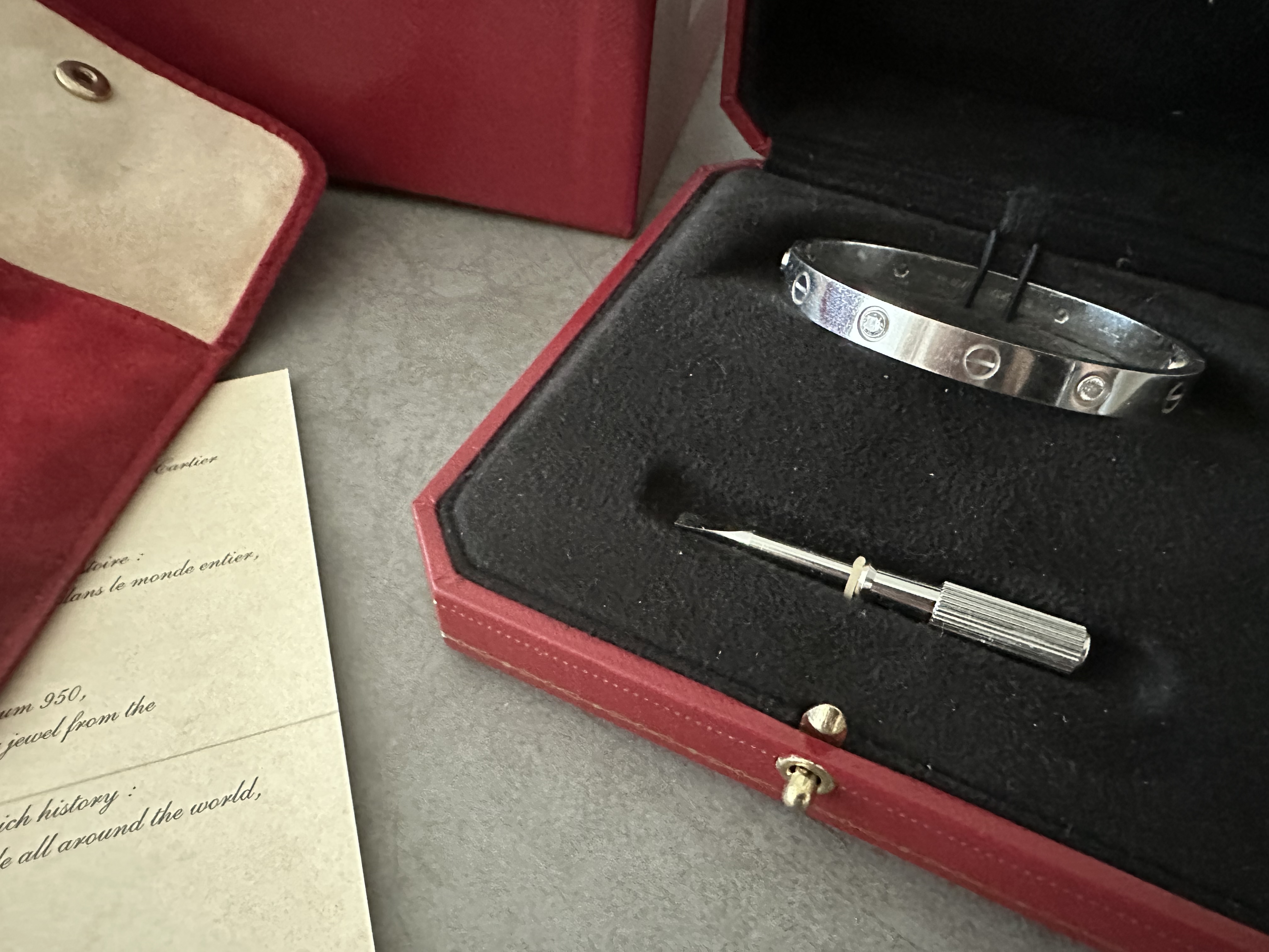 까르띠에 러브 4P 브레이슬릿 16호